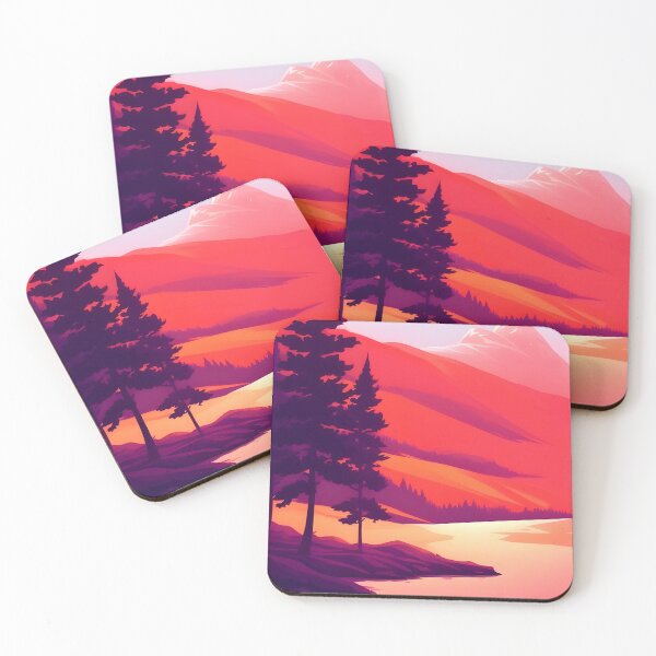 Item preview, Shop Our High-quality Collection of Minimalist Landscape Mountain Trees Prints designed and sold by supeart.