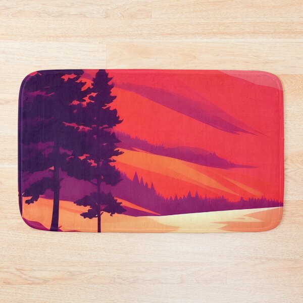 Item preview, Shop Our High-quality Collection of Minimalist Landscape Mountain Trees Prints designed and sold by supeart.