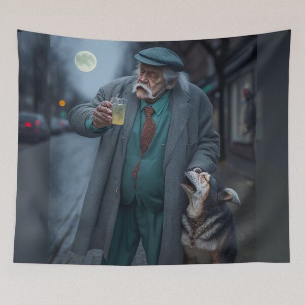 Item preview, The old man, the drink and the dog designed and sold by Shagrah.