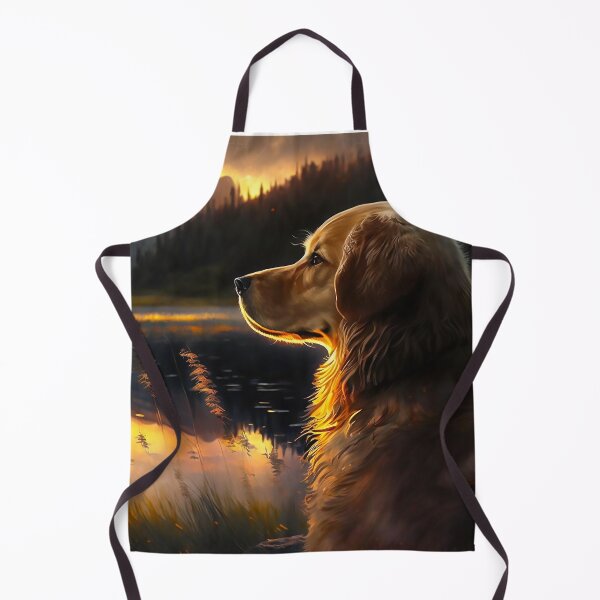 Item preview, golden retriever dog forest mountain sunset gift designed and sold by Laura Vancleave.