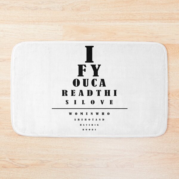 Item preview, Funny Eye Chart designed and sold by MoonsmileProd.