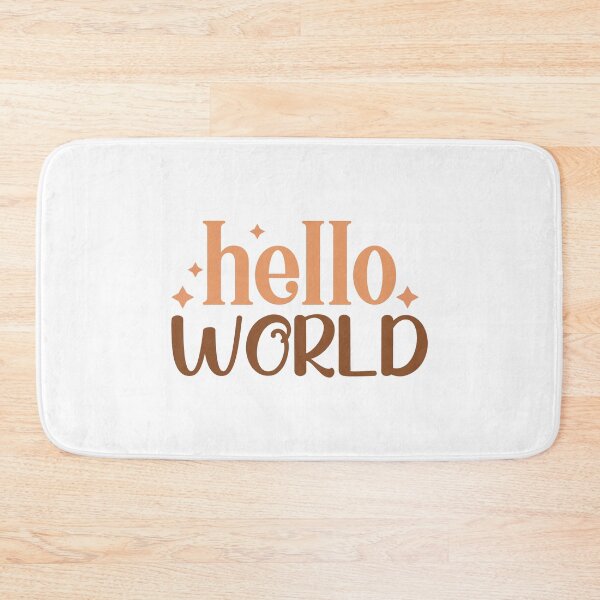 Item preview, Hello World designed and sold by dimitar-pnankov.