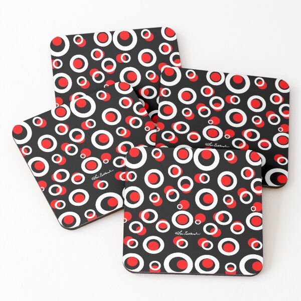 Item preview, Circles on Black designed and sold by Lois Eastlund.