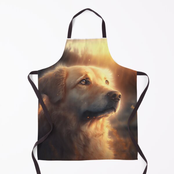 Item preview, Golden retriever dog forest mountain sunset gift designed and sold by Laura Vancleave.