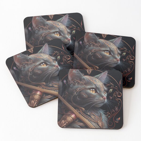 Item preview, Sagittarius Cat Archer Cat 6 designed and sold by idreamaboutcats.