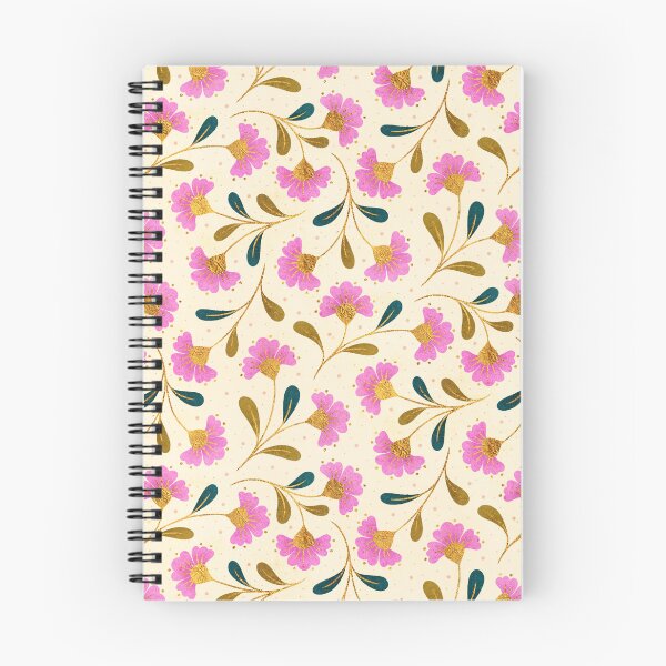 Item preview, Pink and Gold Indian Style Floral designed and sold by RebeccaFlaherty.
