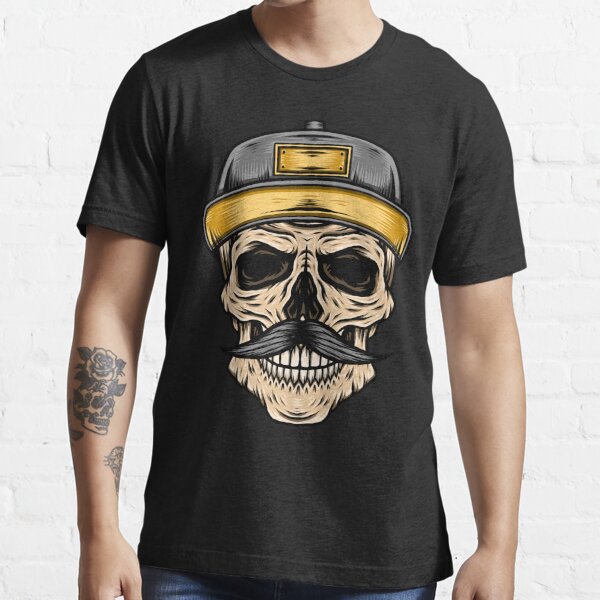 Premium Vector  Gangster skull, grunge vintage design t shirts