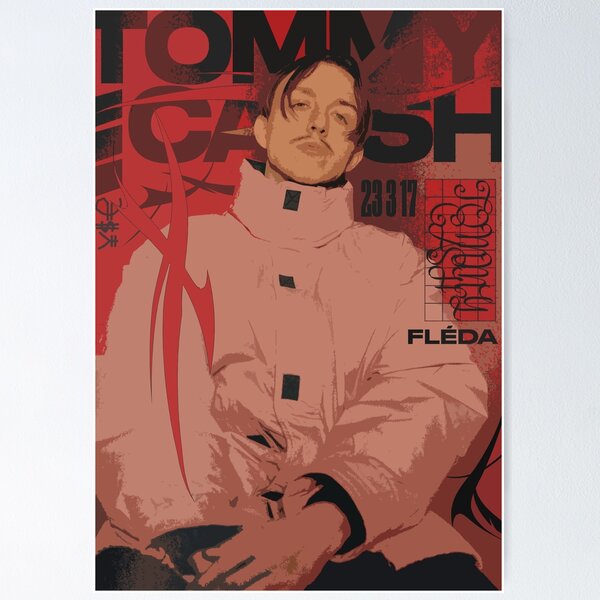 Vista previa del artículo con la obra «Tommy Cash rapero estonio», diseñado y vendido por fergyfilms.