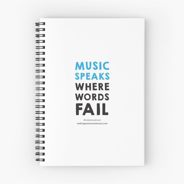 Item preview, La música habla donde las palabras fallan. designed and sold by MAKINGWAVES.