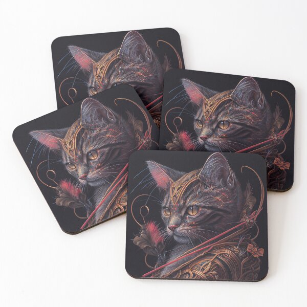 Item preview, Sagittarius Cat Archer Cat 7  designed and sold by idreamaboutcats.