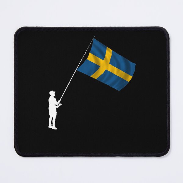 Item preview, The Swedish Flag Fishing Fisherman Sweden Fish designed and sold by facePale.