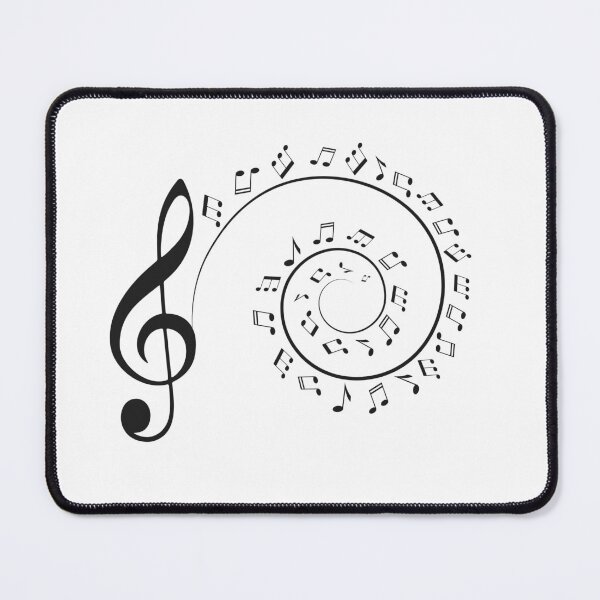 Item preview, TREBLE CLEF WITH MELODY designed and sold by angelescar.