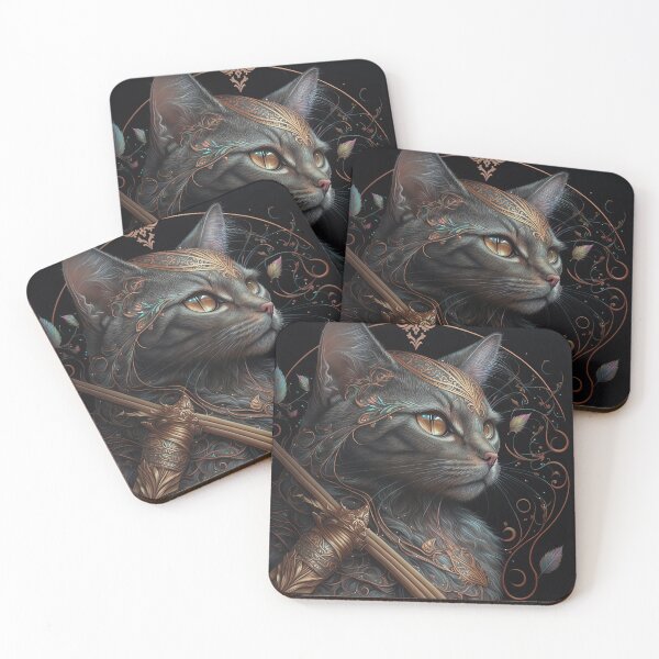 Item preview, Sagittarius Cat Archer Cat 8  designed and sold by idreamaboutcats.