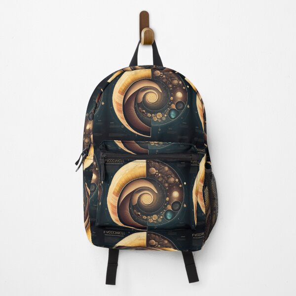Item preview, Sacred Fibonacci Style Spiral Infographic Colourful Abstract designed and sold by RAGANADesign.