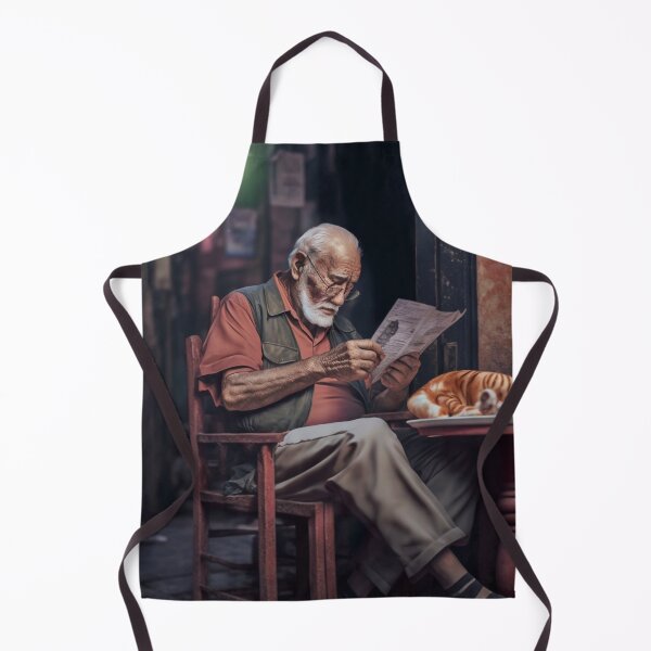 Item preview, The coffee shop man is reading the newspaper designed and sold by Shagrah.