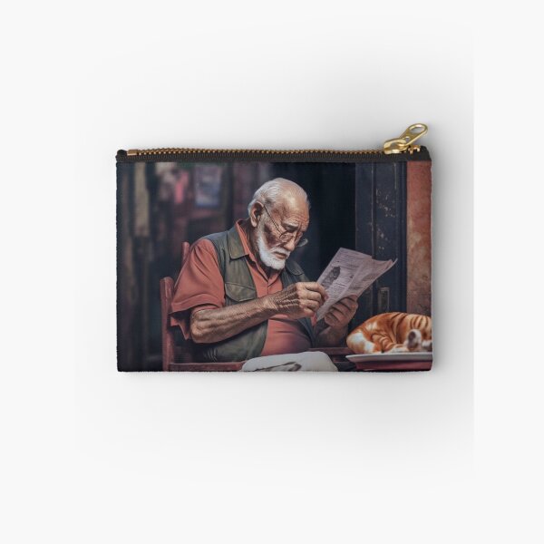 Item preview, The coffee shop man is reading the newspaper designed and sold by Shagrah.