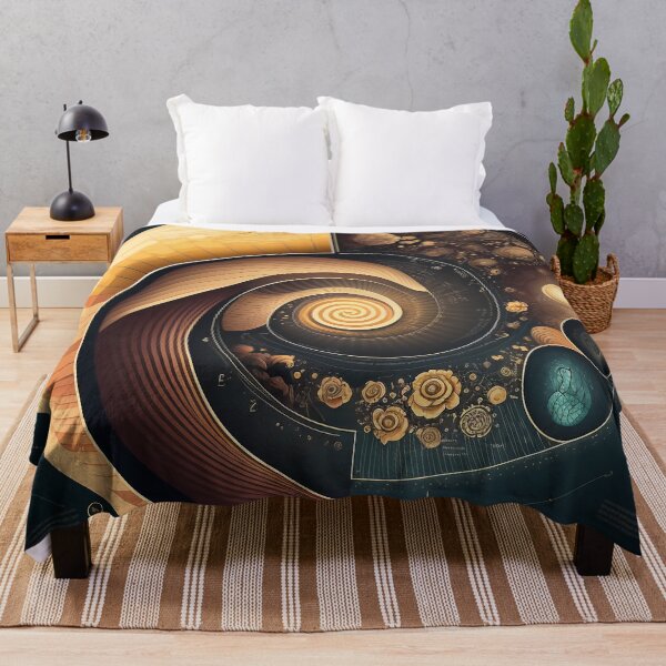 Item preview, Sacred Fibonacci Style Spiral Infographic Colourful Abstract designed and sold by RAGANADesign.