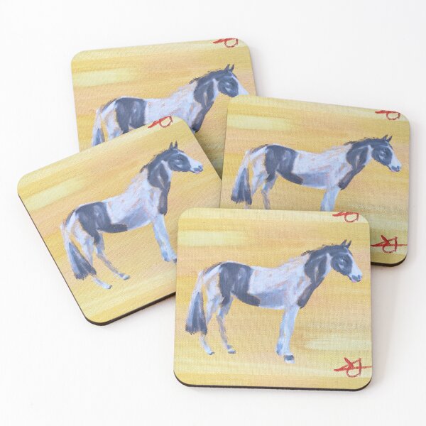 Item preview, piebald horse designed and sold by Roxane Gautreau.
