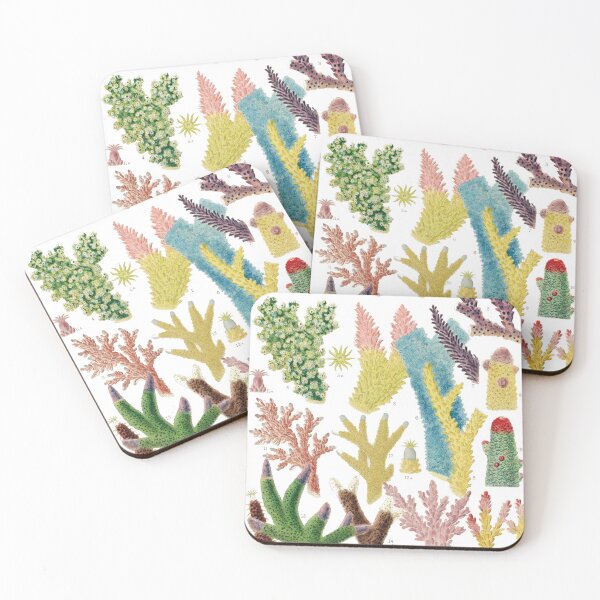 Item preview, Great Barrier Reef Corals from The Great Barrier Reef of Australia  by William Saville Kent ,the great barrier reef of australia, coral reef plant life, designed and sold by Tamas Das.