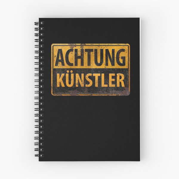 Item preview, ACHTUNG KÜNSTLER - German Artist Metal Sign - Deutsches Schild designed and sold by 26-Characters.