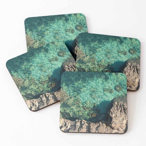 Item preview, Vista costera de color verde agua designed and sold by milena boeva.