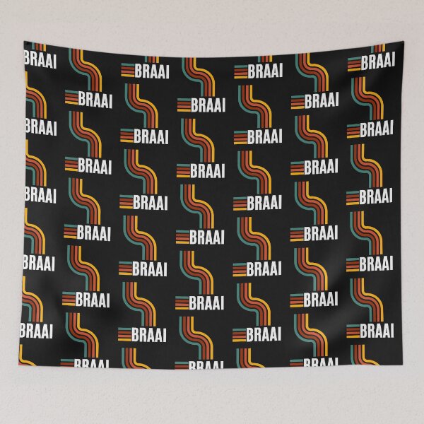 Item preview, Braai, South African for bbq - South Africa designed and sold by Huesoffun.