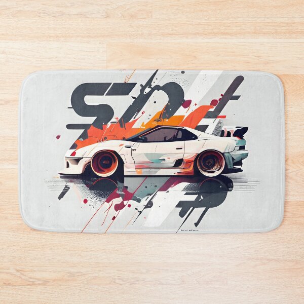 Item preview, Toyota Supra MK4 abstract illustration, JDM, Car, Auto, Supercar, designed and sold by aiartwallpapers.