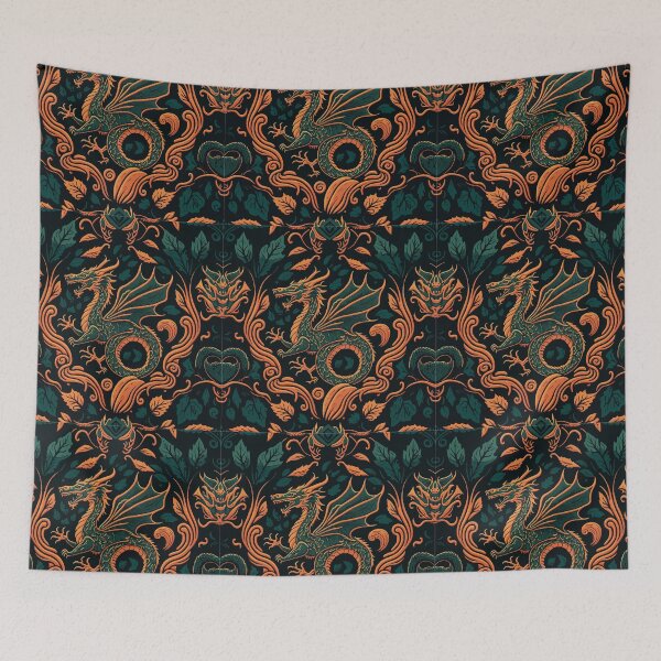 Item preview, Dragon Jacquard designed and sold by Deepestblue.
