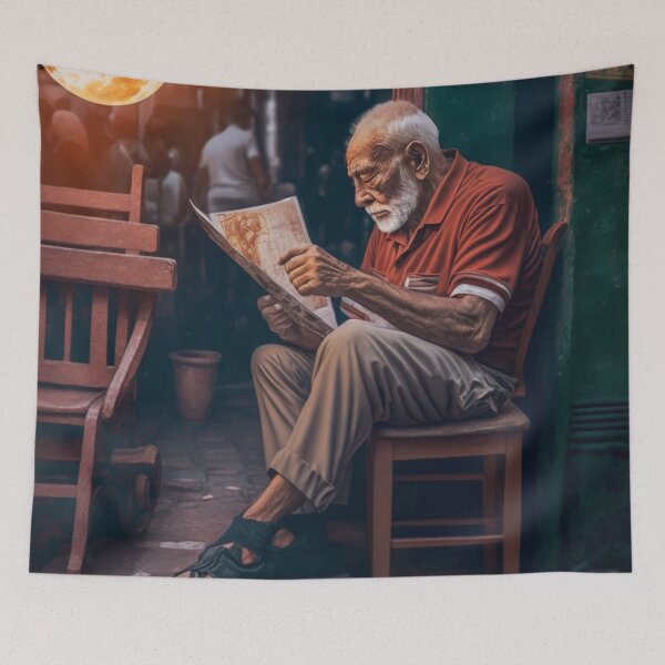 Item preview, An old man and they lack coffee designed and sold by Shagrah.