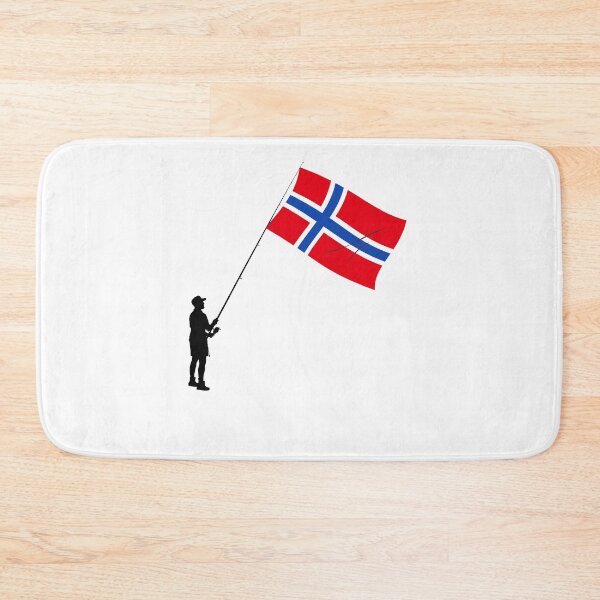 Item preview, The Norwegian Flag Fishing Fisherman Norway Fish designed and sold by facePale.