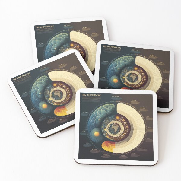 Item preview, Sacred Fibonacci Style Spiral Infographic Colourful Abstract  designed and sold by RAGANADesign.