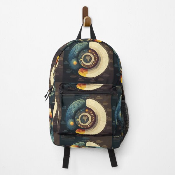 Item preview, Sacred Fibonacci Style Spiral Infographic Colourful Abstract designed and sold by RAGANADesign.