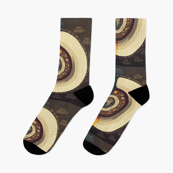 Item preview, Sacred Fibonacci Style Spiral Infographic Colourful Abstract  designed and sold by RAGANADesign.