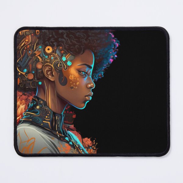 Item preview, Afro futuristic lady designed and sold by Christolamber.
