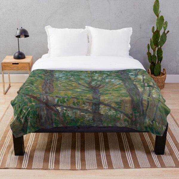 Aperçu de l'œuvre Arbres aux Pays-Bas de Vincent van Gogh créée et vendue par EcoArtLab.