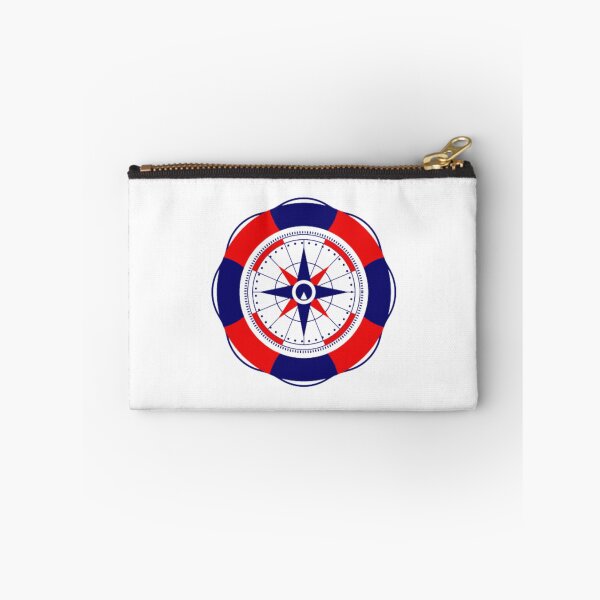 Item preview, Nautical symbols red and blue lifebuoy ring designed and sold by TheRightHonMP.