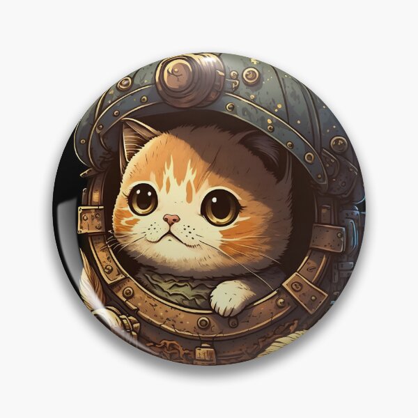 Item preview, Cute steampunk kitten  designed and sold by Christolamber.