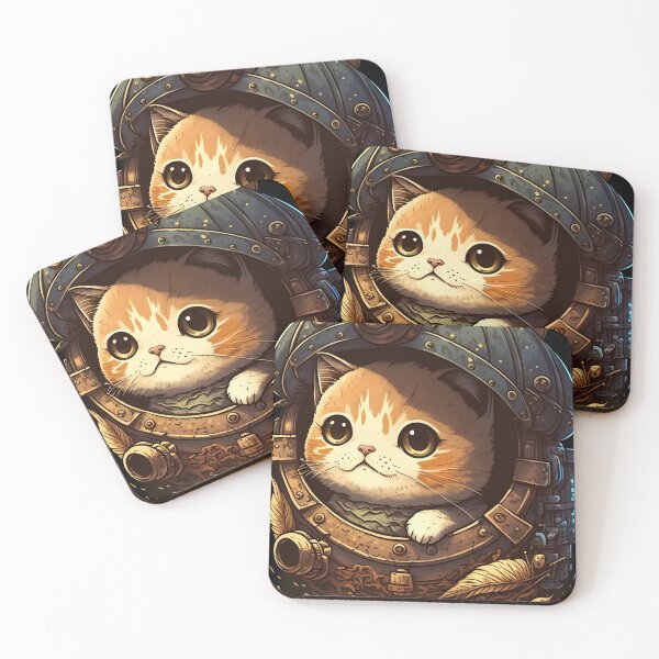 Item preview, Cute steampunk kitten  designed and sold by Christolamber.