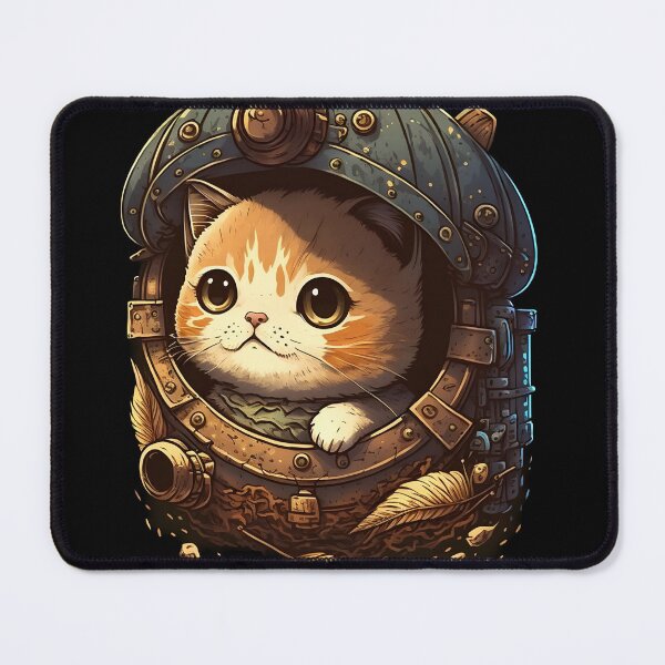 Item preview, Cute steampunk kitten  designed and sold by Christolamber.