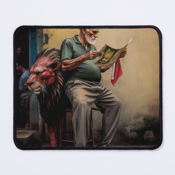 Item preview, old man with lion designed and sold by Shagrah.