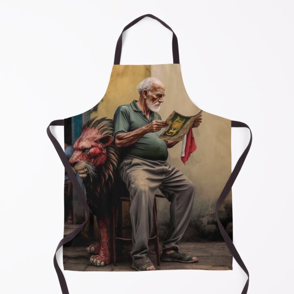 Item preview, old man with lion designed and sold by Shagrah.