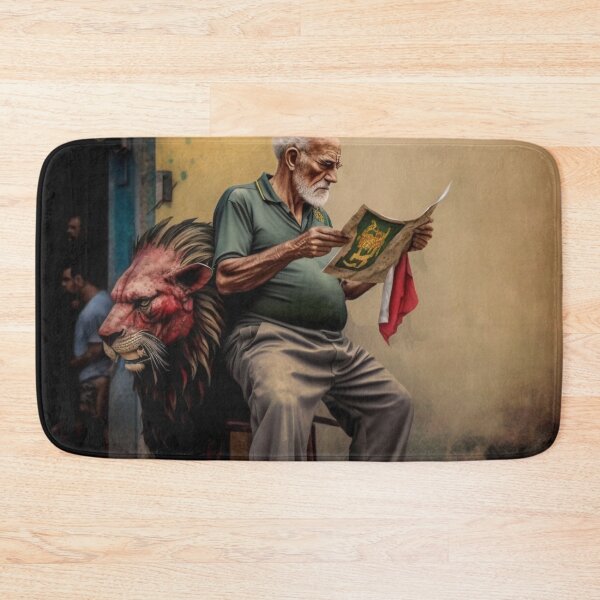 Item preview, old man with lion designed and sold by Shagrah.