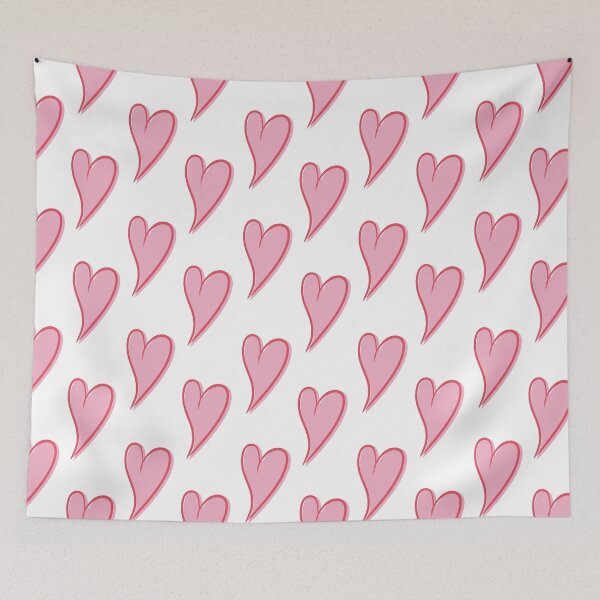 Item preview, Pink Heart Shadow Pattern Design designed and sold by CreativeDraws42.