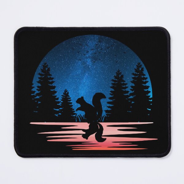 Item preview, Squirrel Art Cute Squirrel With Trees And Night Design For Squirrels Lover designed and sold by Thecitiesstore.