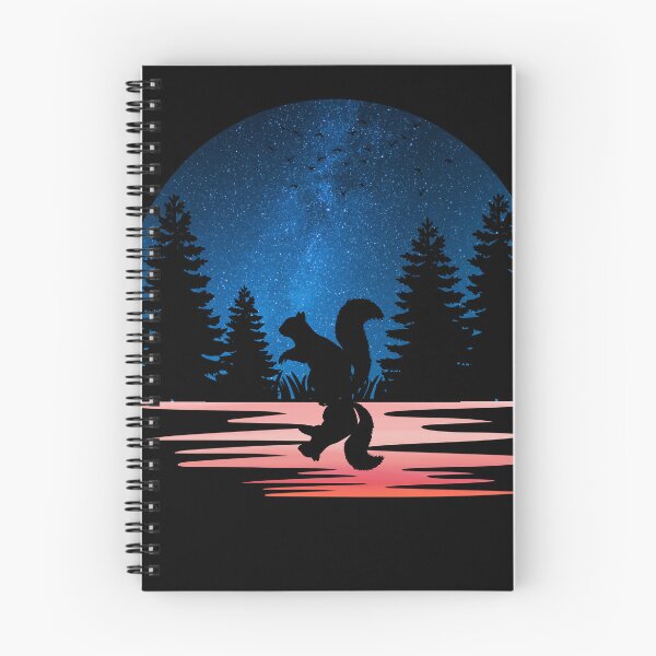 Item preview, Squirrel Art Cute Squirrel With Trees And Night Design For Squirrels Lover designed and sold by Thecitiesstore.