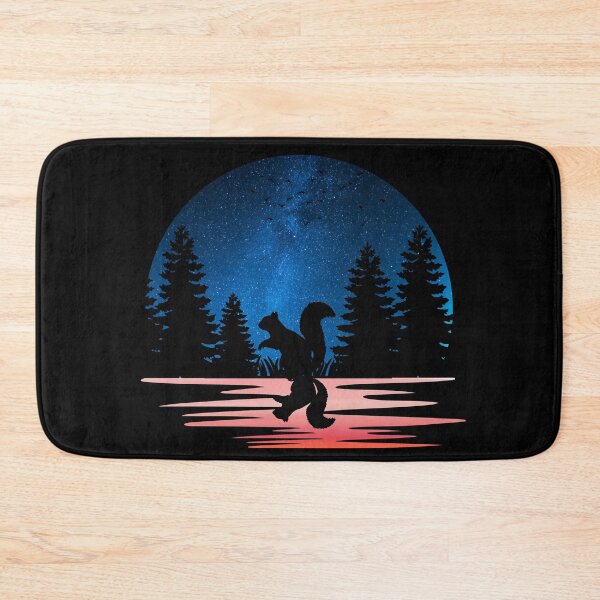 Item preview, Squirrel Art Cute Squirrel With Trees And Night Design For Squirrels Lover designed and sold by Thecitiesstore.
