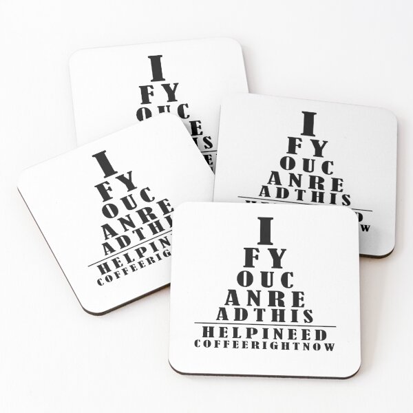 Item preview, Funny Eye Chart designed and sold by MoonsmileProd.