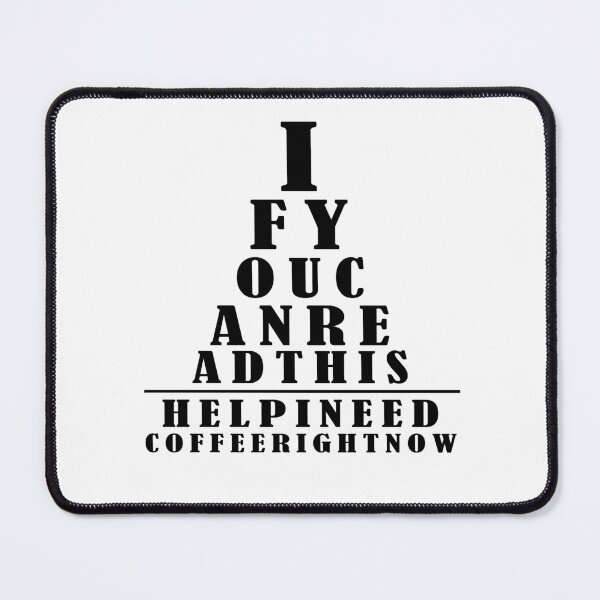 Item preview, Funny Eye Chart designed and sold by MoonsmileProd.