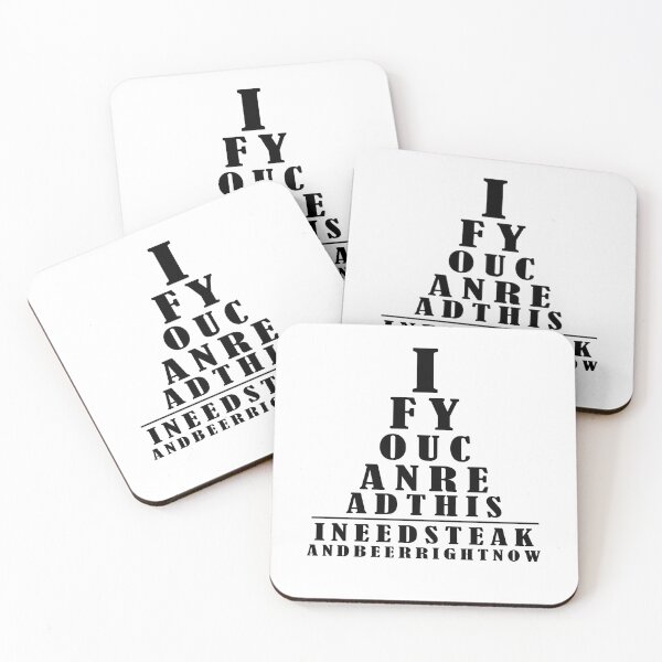 Item preview, Funny Eye Chart designed and sold by MoonsmileProd.