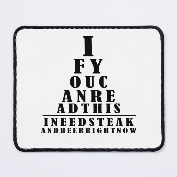 Item preview, Funny Eye Chart designed and sold by MoonsmileProd.